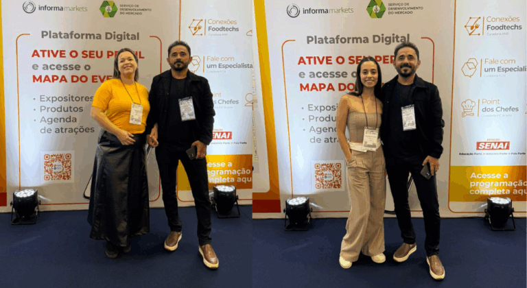 Empresários da Qbombom Sorvetes participam da Fispal Sorvetes 2025 em São Paulo