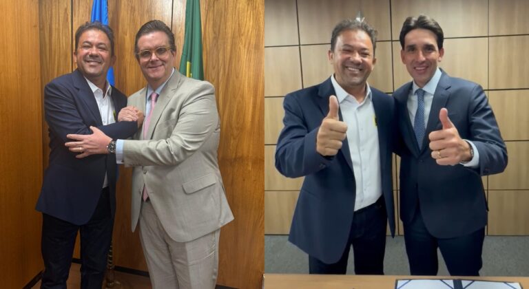 Prefeito Evilásio Mateus garante mutirão do INSS e investimento de R$ 1,5 milhão no aeroporto de Araripina durante visita à Brasília